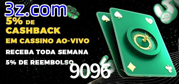 Promoções do cassino ao Vivo 9096